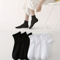 6 Pairs Women's Low Cut Ankle Socks Casual & Comfy Short Socks