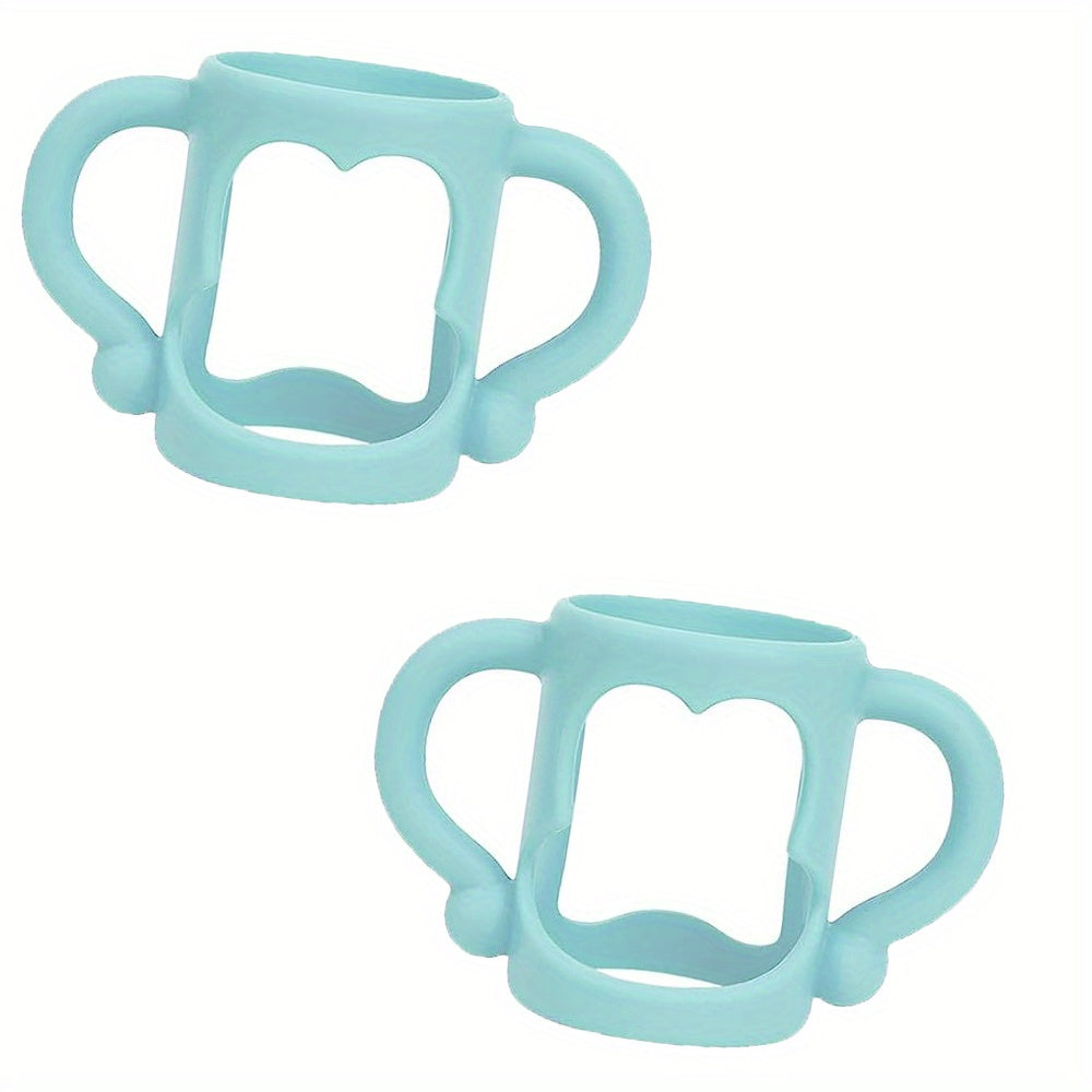 2pcs Baby Bottle Handles BPA Soft Silicone Bottle Handles