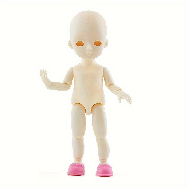 6 Inch Doll with 13 Joints Body and Head, Doll Shoes Included, Random Birthday