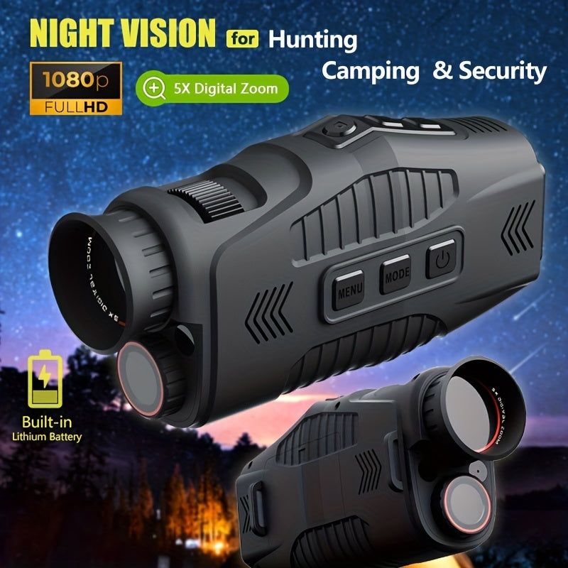 1080P HD Monocular Night Vision Device 5X Zoom