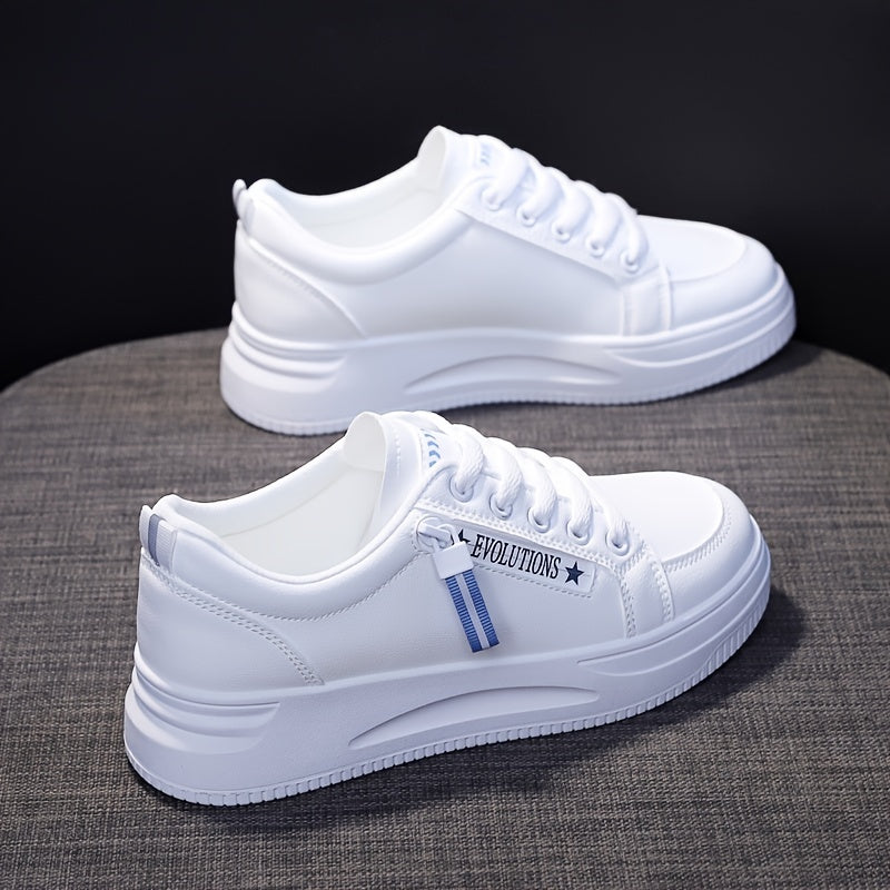 Platform Lace Up Sneakers Low Top Casual Shoes Women's