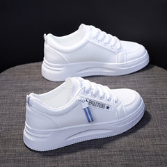 Platform Lace Up Sneakers Low Top Casual Shoes Women's