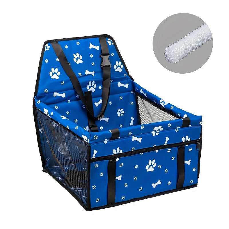 Pet Dog Booster Car Seat with Clip On Leash