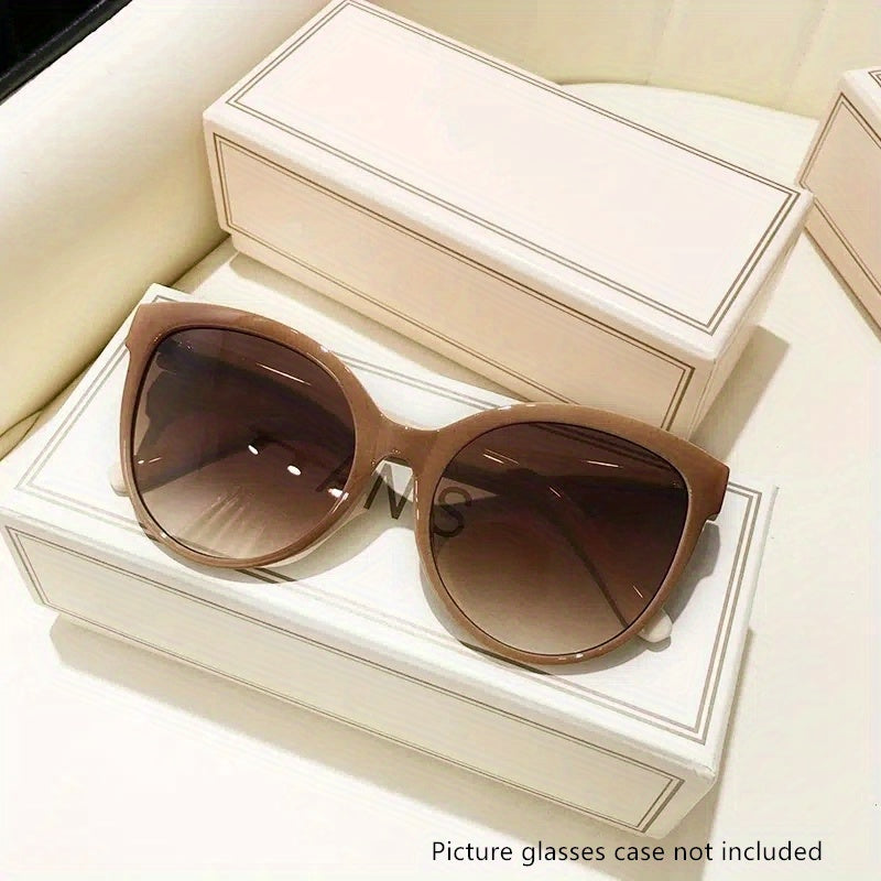 Cat Eye Sunglasses Oversize Frame Glasses UV Protection