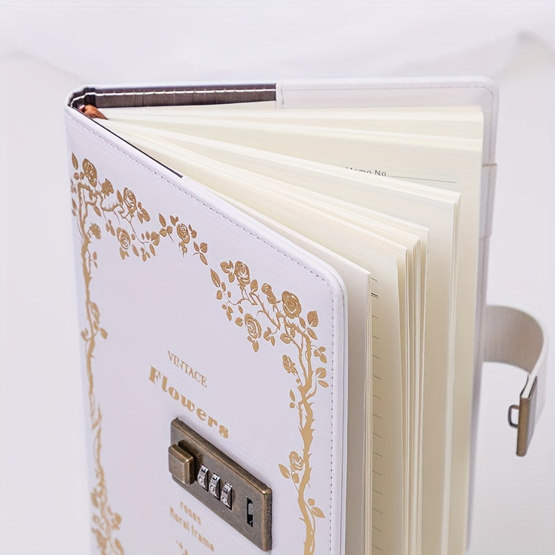A5 Lockable Notebook for Boys - Retro Password Journal