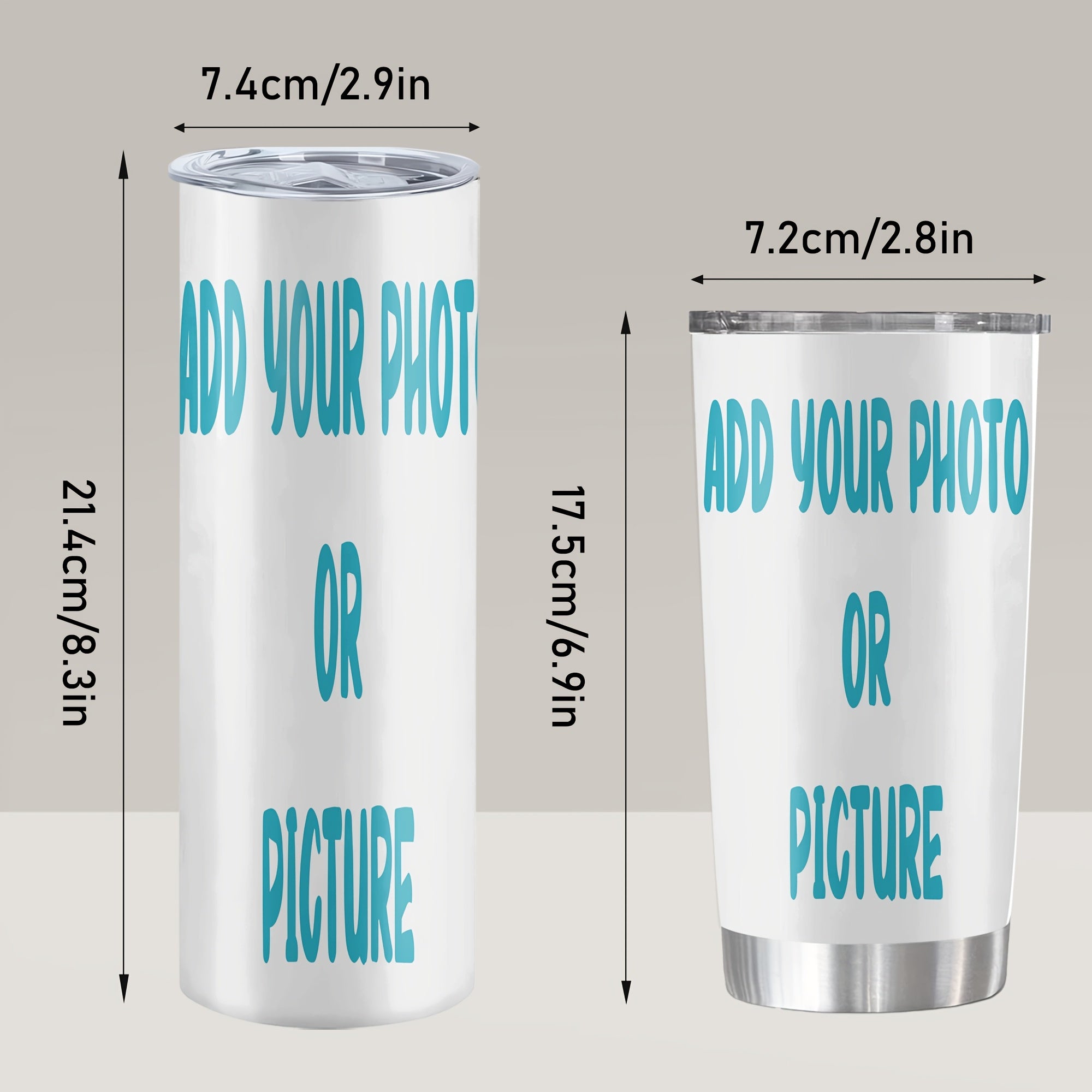 Personalized Stainless Steel Coffee Mug 20oz Insulated Travel Cup