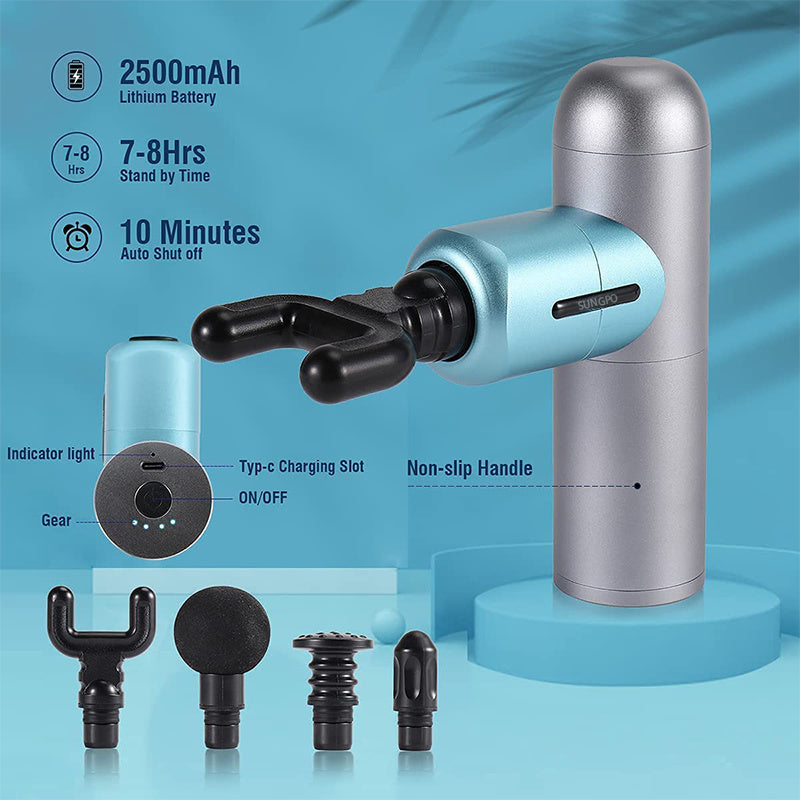 Mini Massage Gun for Athletes Deep Tissue Portable Massager