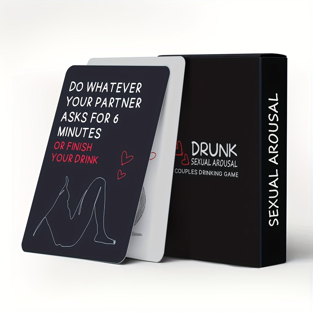 Drunk Card Game For Couples - Perfect Date Night - 50 Cards