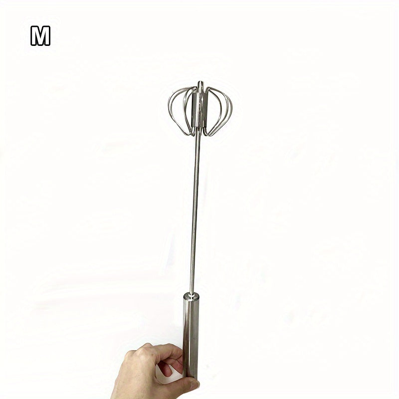 Hand Push Semi Automatic Egg Beater Mixer Whisk