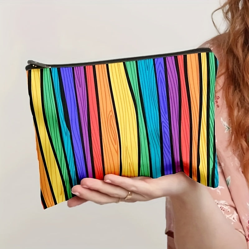 Multifunctional Zipper Clutch Bag Lightweight Toiletry Wash Bag