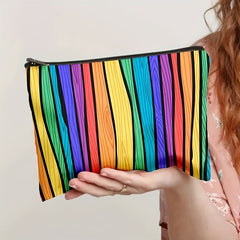 Multifunctional Zipper Clutch Bag Lightweight Toiletry Wash Bag