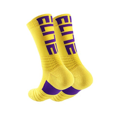 2 Pairs Crew Sports Socks Basketball Socks For Men