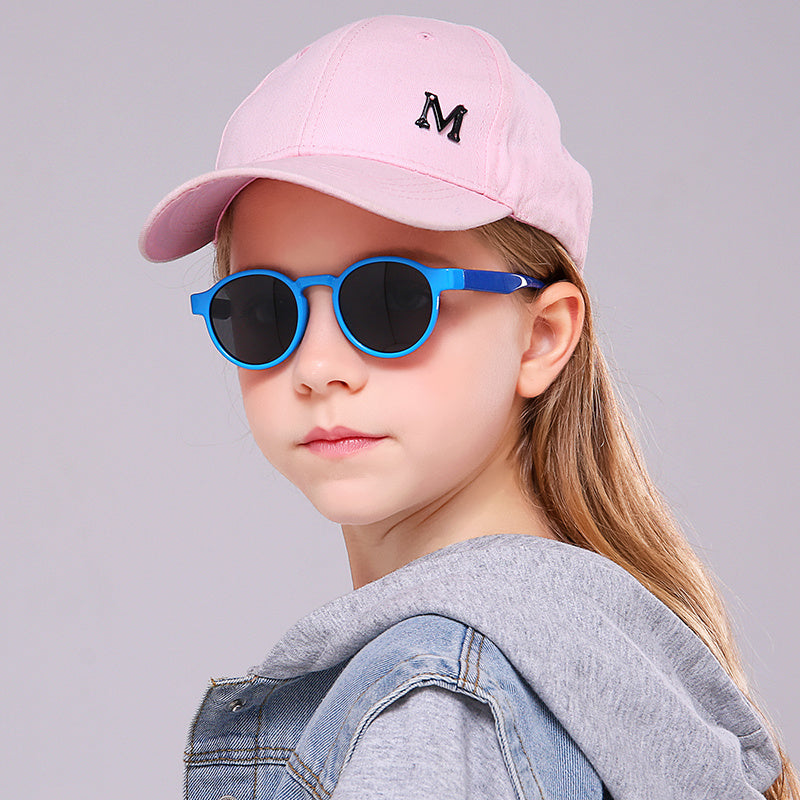 Trendy Round Frame Sunglasses for Girls