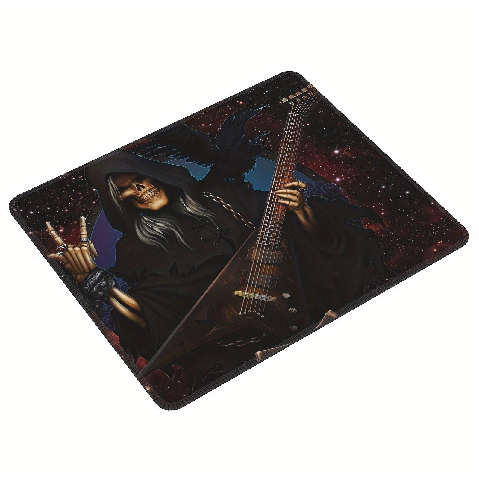 Death Piano Pattern Square Mouse Pad for Home Office Games
