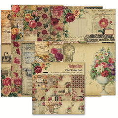 12pcs DIY Photo Album 6 Inch Clipping Paper Diary Material Paper