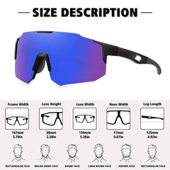 Ink Polarized Sunglasses Unisex Cycling Glasses with Packing