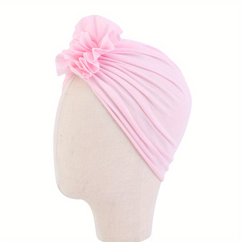 Flower Baby Hat Toddler Turban Infant Head Wraps Bonnet Beanie Cap