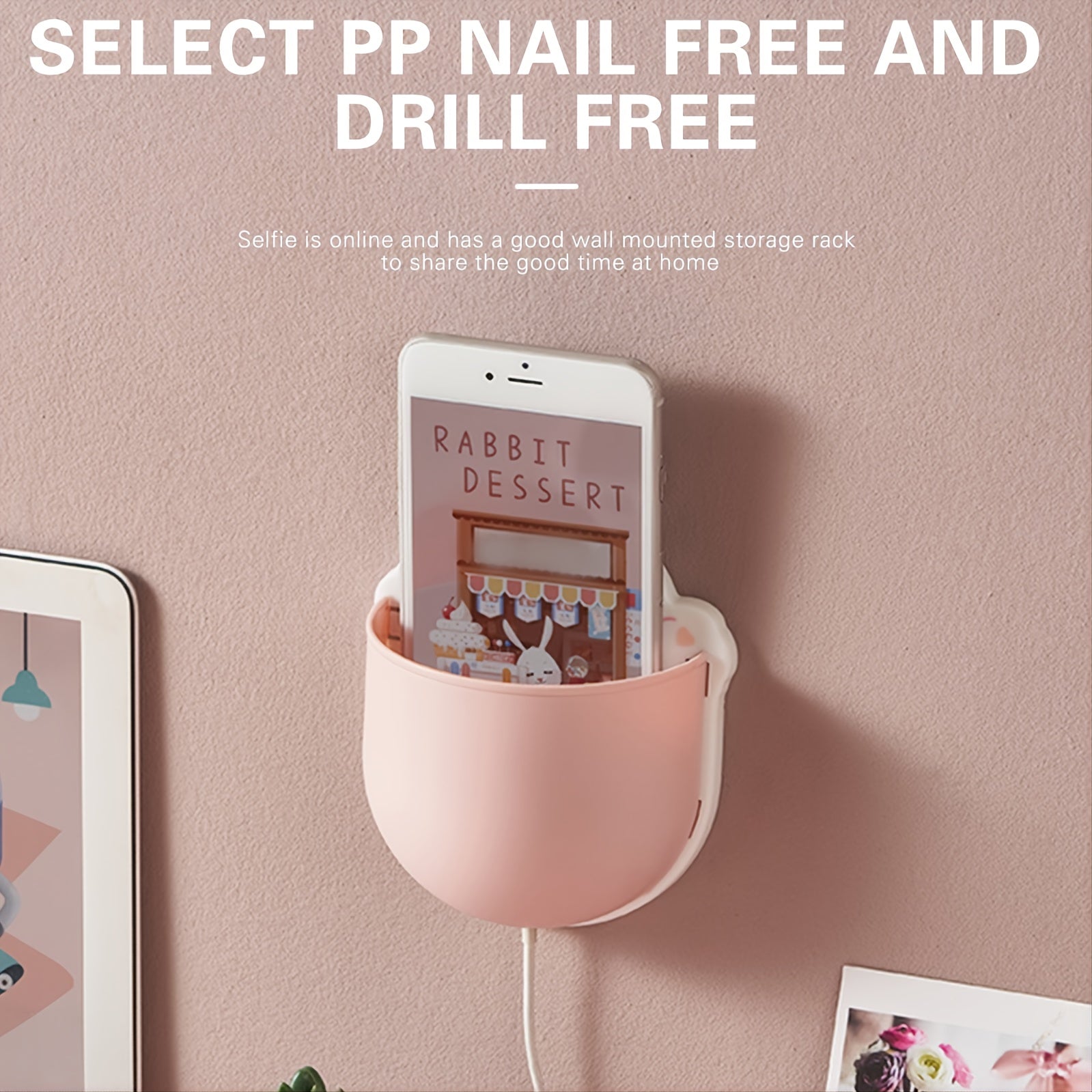 Desktop Wall Hanging Pen Phone Holder Racks 6 1x4 33 Inch Pp