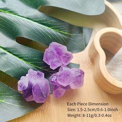 Amethyst Flower Single Crystal Raw Stone Purple Aromatherapy