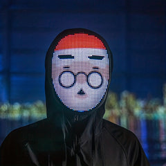 LED Lighted Face Transforming Mask for Fun Parties