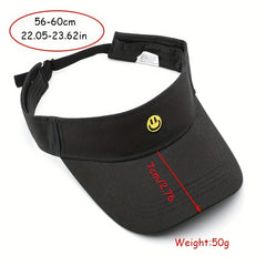 Top Hat Female Retro Happy Face Baseball Cap Outdoor Sun Hat