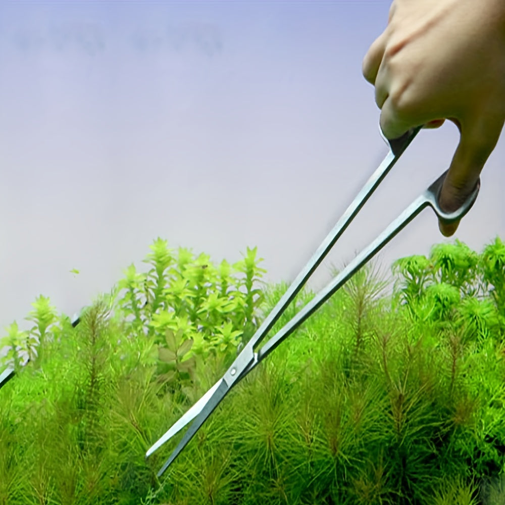 Stainless Steel Water Grass Tweezers Aquarium Scissors