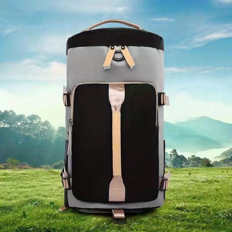 Large Capacity Outdoor Travel Backpack Gym Yoga Bag Portable Duffle Bag