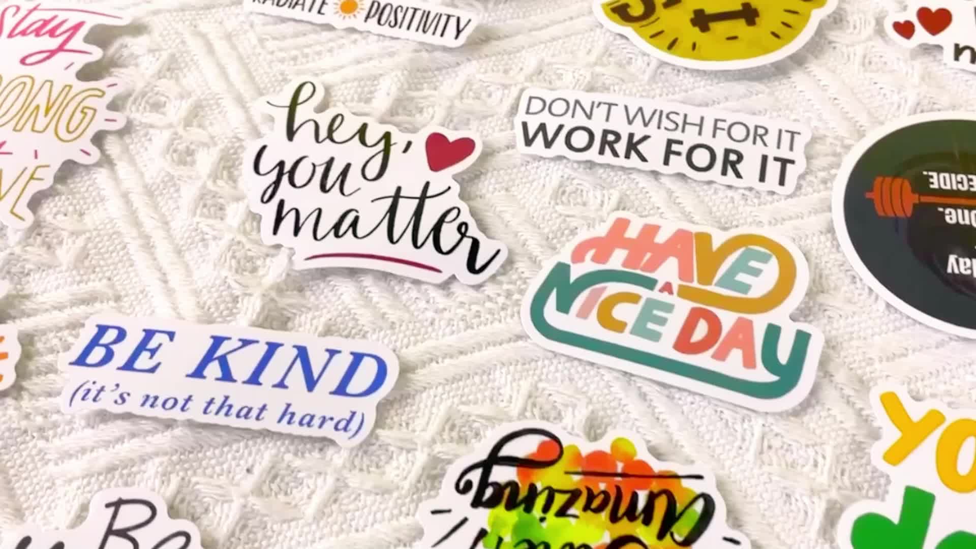 50pcs Motivational Stickers for Teachers Classroom Waterproof Scrapbook