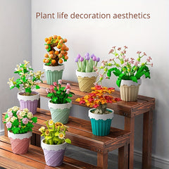 Build a Flower Garden Toy for Desktop Decor