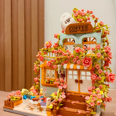 1000 pcs Coffee Shop Building Blocks - Ideal Gift for Graduation Season
