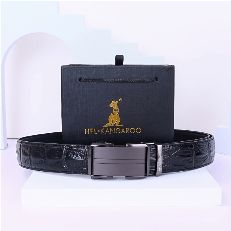Men's Auto Buckled Belt, Stylish Design