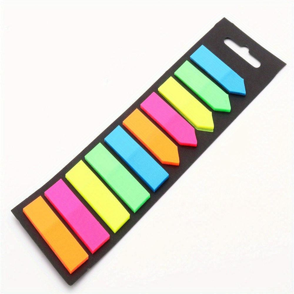 Fluorescence Colour Paper Memo Pad Sticky Notes Bookmark Marker
