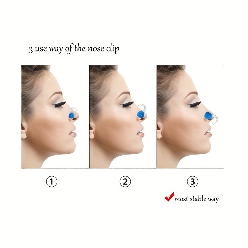 12pcs Waterproof Silicone Nose Clips for Swimming and Surfing