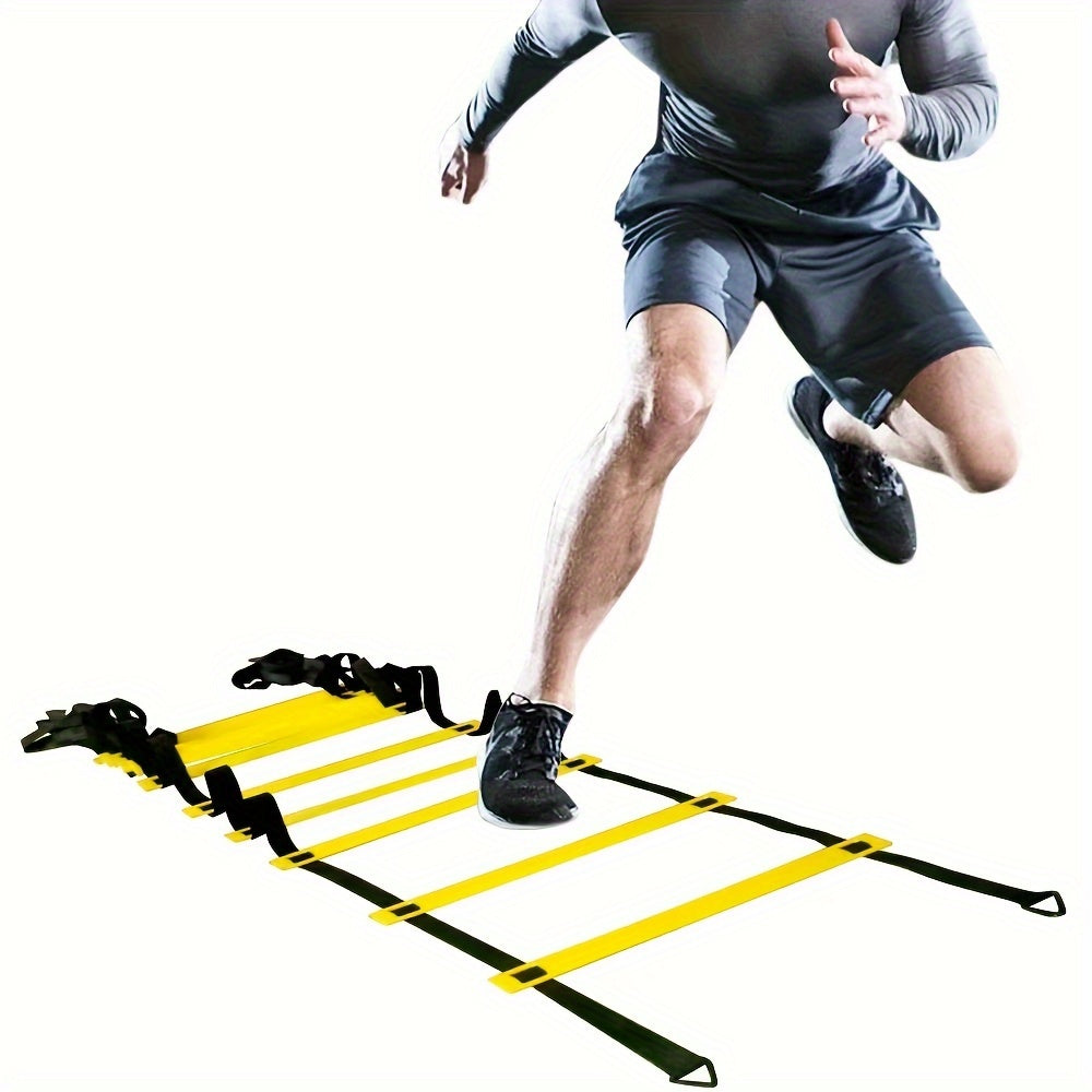 Adjustable Agility Ladder Speed Training Equipment 12 Rung with Bag