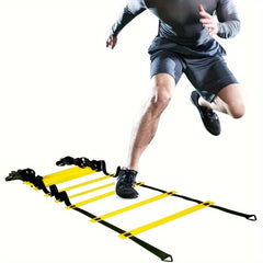 Adjustable Agility Ladder Speed Training Equipment 12 Rung with Bag