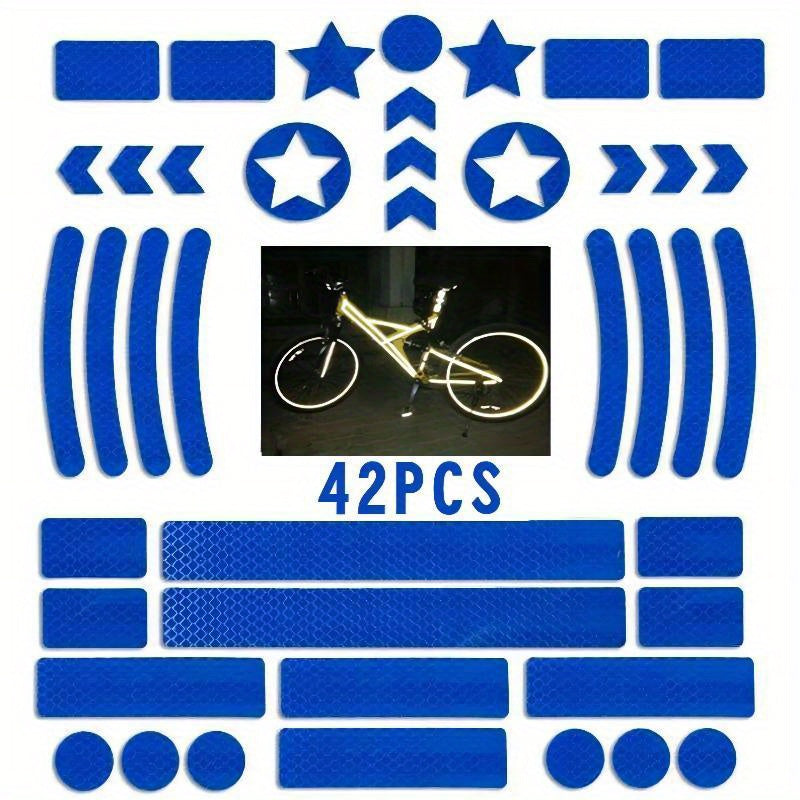 Reflective Stickers for Car Wheel Hub and Tire Rim - Enhance Roadway Safety