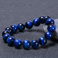 Tiger Eye Stone Bracelet Men's Jewelry 6 8 10MM DIY Hand String