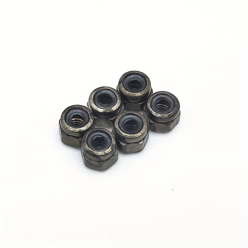 6PCS Finger Plate Locking Nut Self-locking Nut For Skateboard