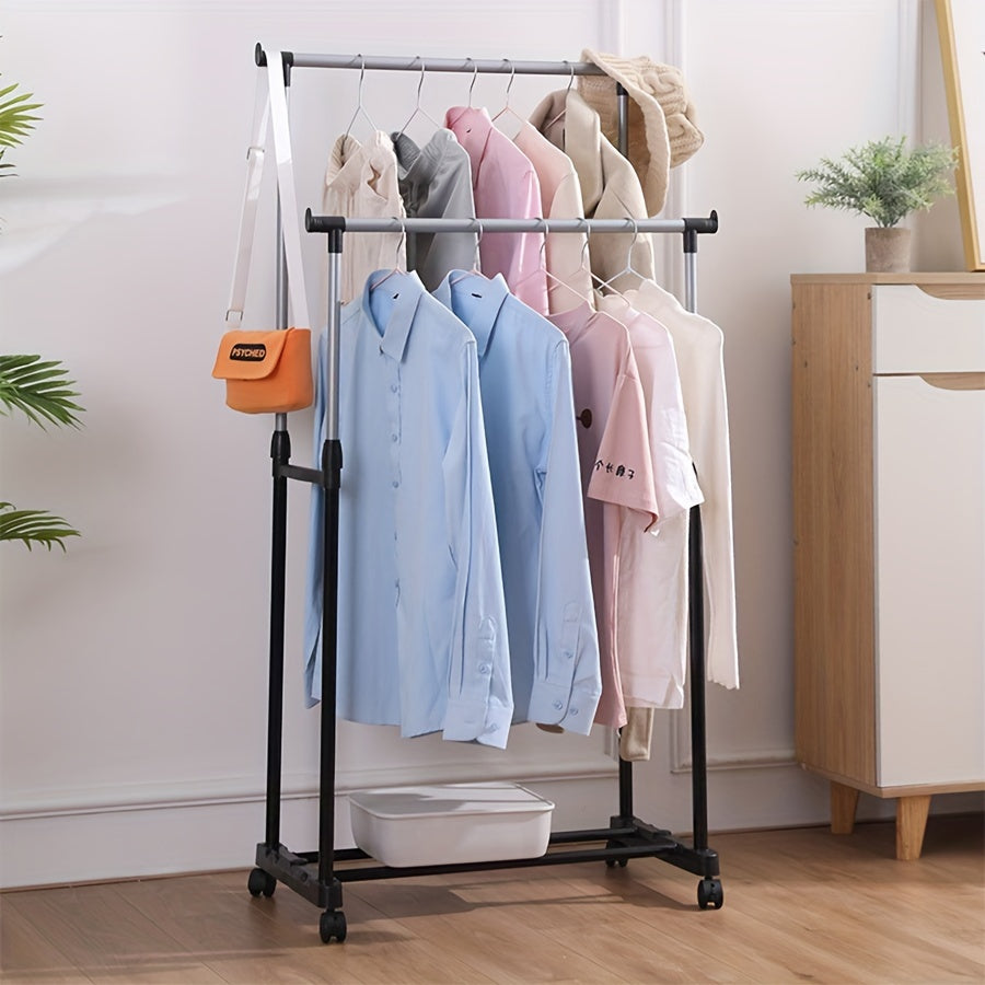 Coat Rack Shoes & Hats Floor Shelf Bedroom Storage