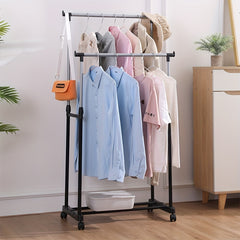 Coat Rack Shoes & Hats Floor Shelf Bedroom Storage