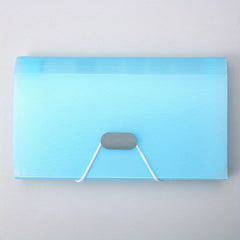 1pc 12 Grids Organ Bag A6 Transparent File Folder Document Organizer