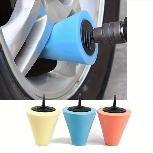 Car Wheel Hub Polishing Sponge Grinding Cone