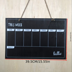 Wooden Calendar Small Blackboard Durable Decoration