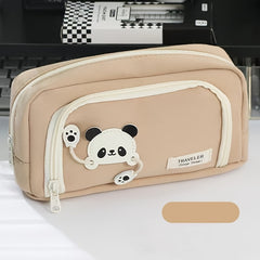 Panda Large Capacity Pencil Case for School Students