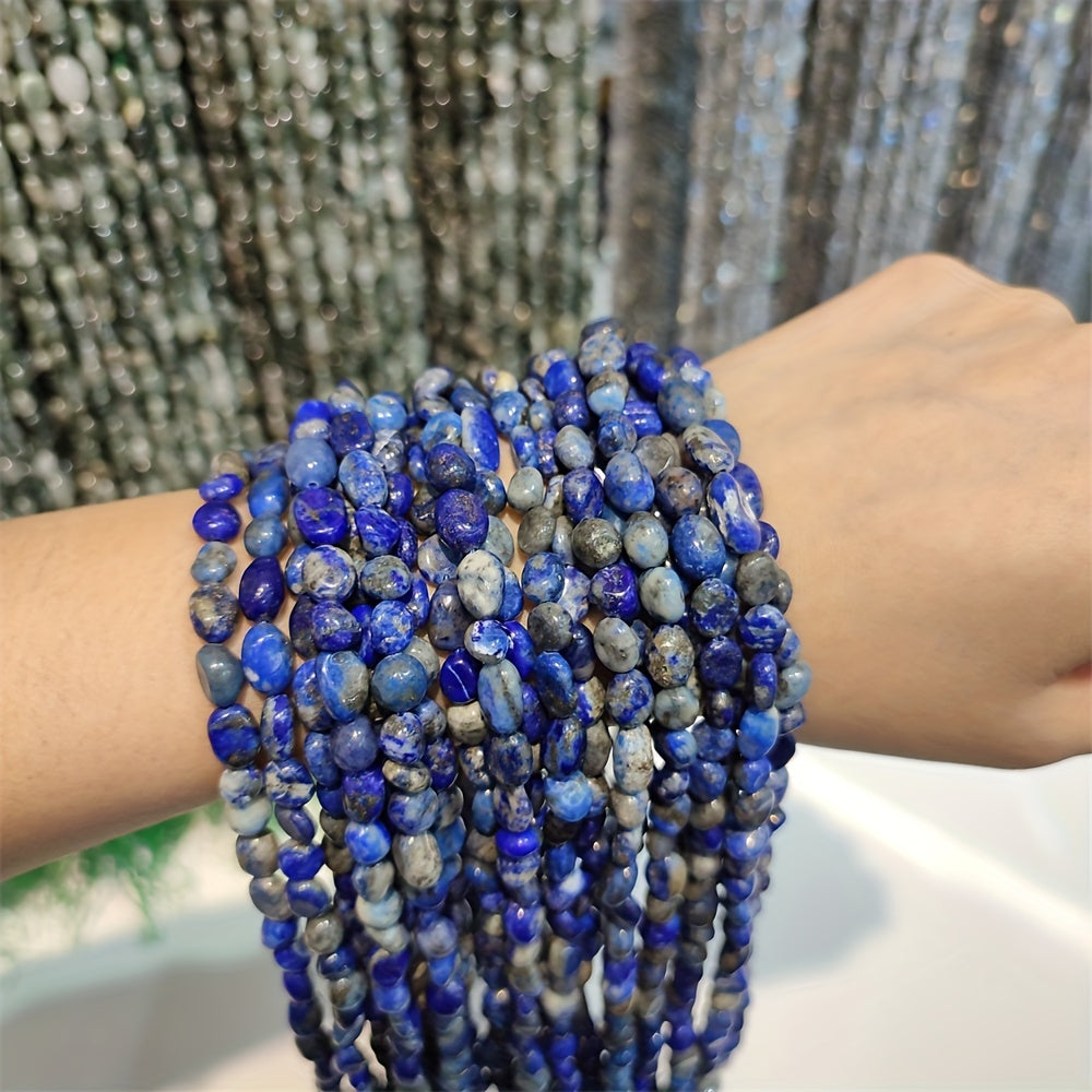 Lapis Lazuli Beads Jewelry Bracelets Necklaces DIY Accessories