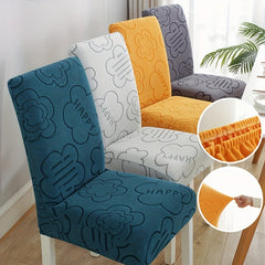 Jacquard Chair Cover Seat Protector for Restaurant Kids - Removable Washable