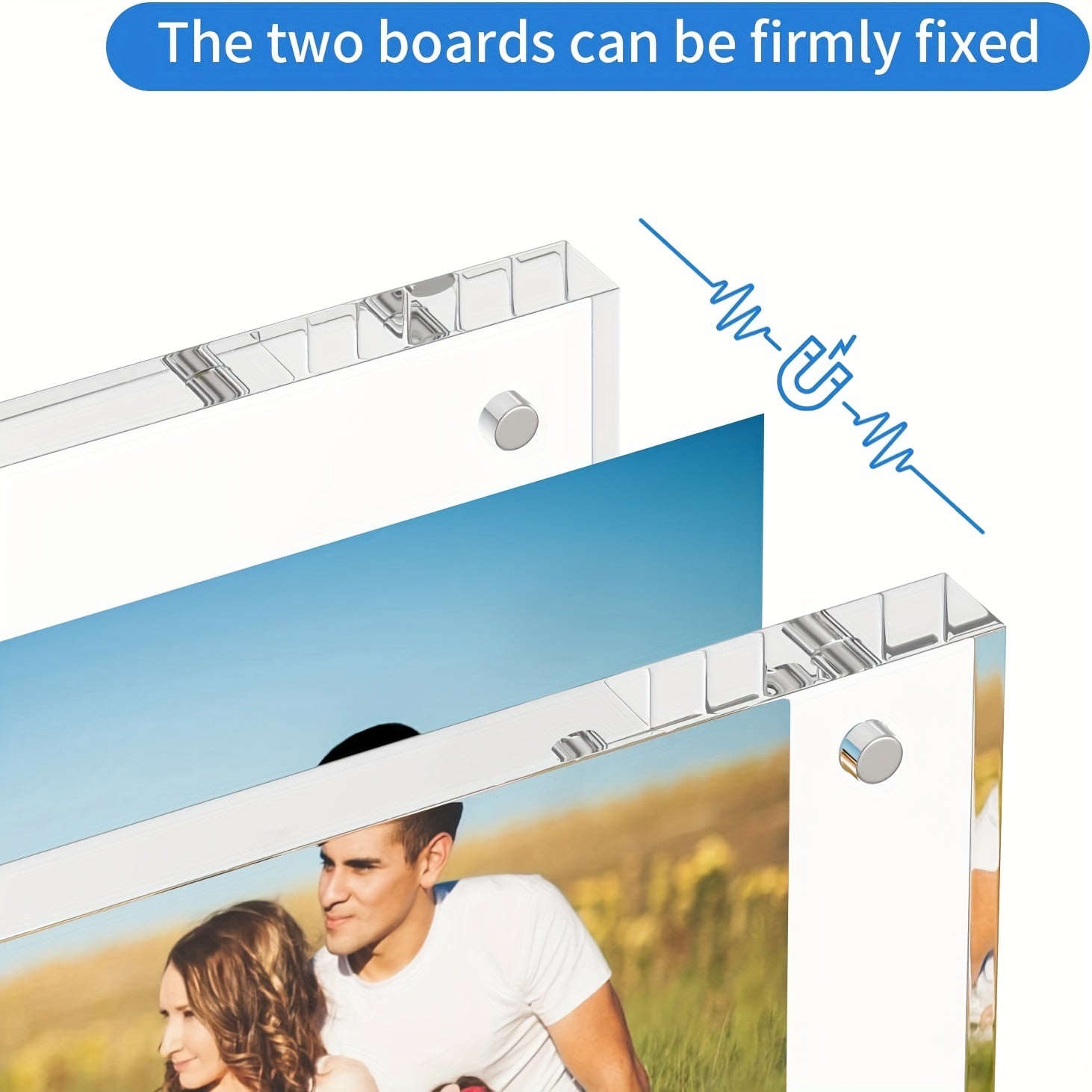 Acrylic Picture Frame 12x17 Double Sided Photo Display