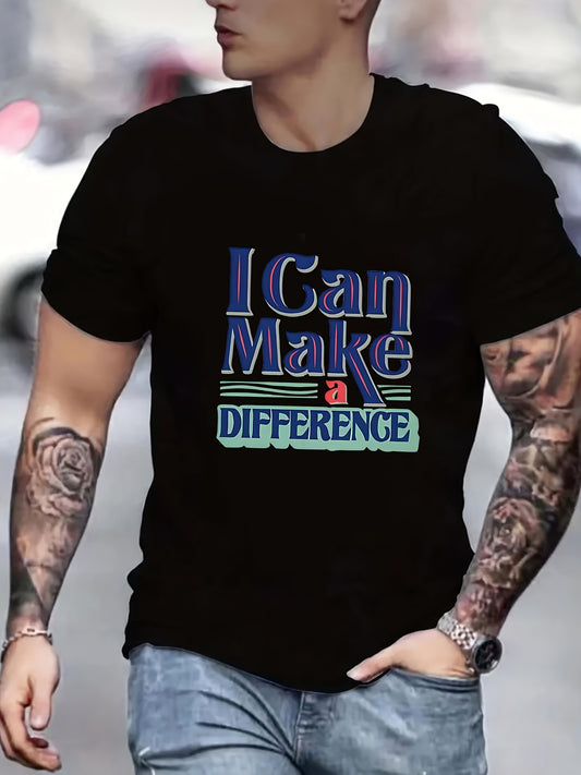 Men's Graphic Active T-shirt for Summer