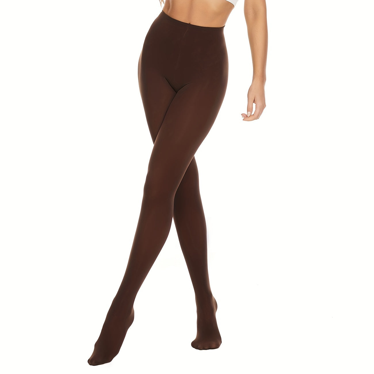 3 Pack Opaque Solid Tights High Waist Pantyhose