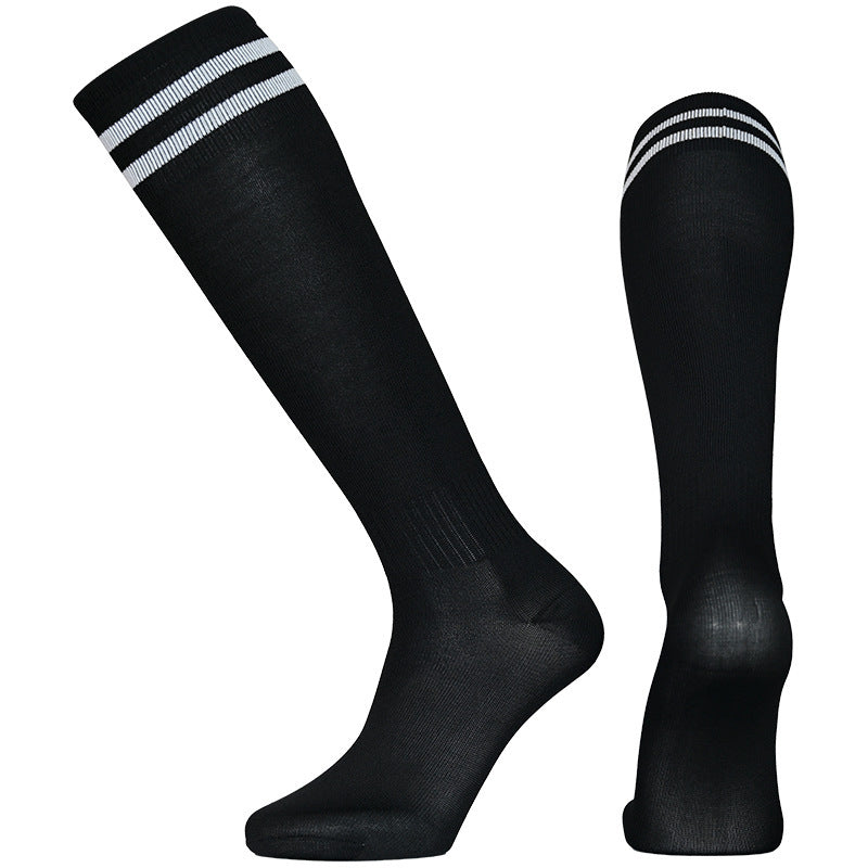 Unisex Over The Calf Athletic Socks Soccer Football Non Slip Sweat Absorbent